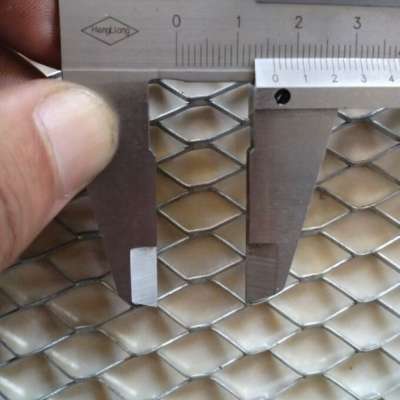 4x8 expanded aluminum metal lowes wire mesh fence machine / expanded metal mesh sheet galvanizado de malla expandida