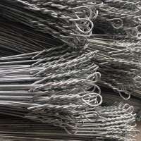 Hot dipped galvanized single loop bale tie wire