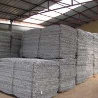 Factory direct sale galvanized and pvc coated hexagonal gabion box 2x1x1m