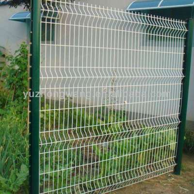 White or Green Pvc Coated Welded Wire Mesh Fence panel de valla para jardin