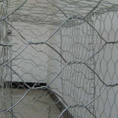 galvanized rock filled gabion cages