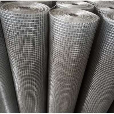 welded wire mesh telas de arame with pvc coated electro galvanized steel iron welded mesh rolls 1'' 1/2'' 3/4'' 3/8'' 5/8''